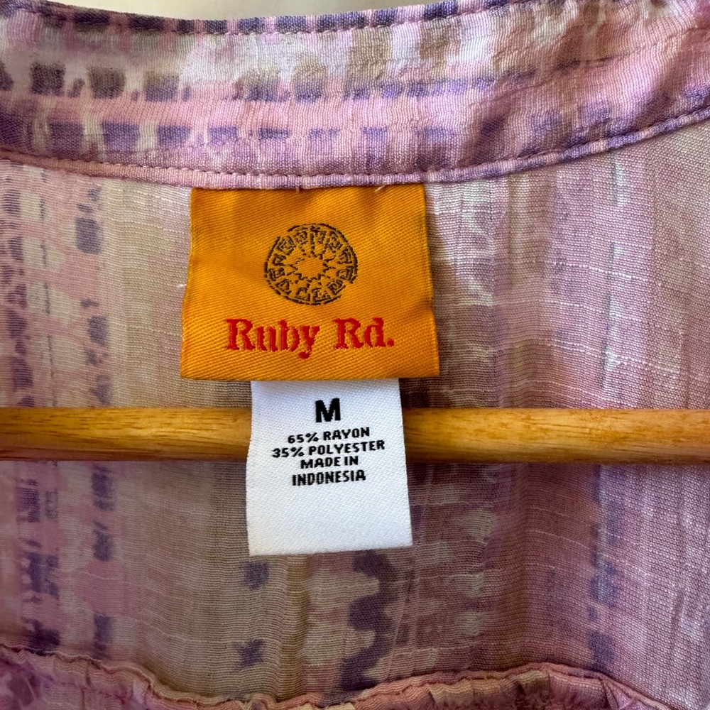 Ruby Rd. Blouse Sz M - Picture 3 of 4